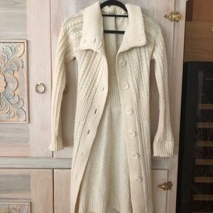 Tucci Cream Knit Jacket/Coat